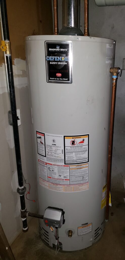 new water heater install